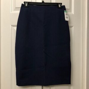 Navy Blue Pencil Skirt